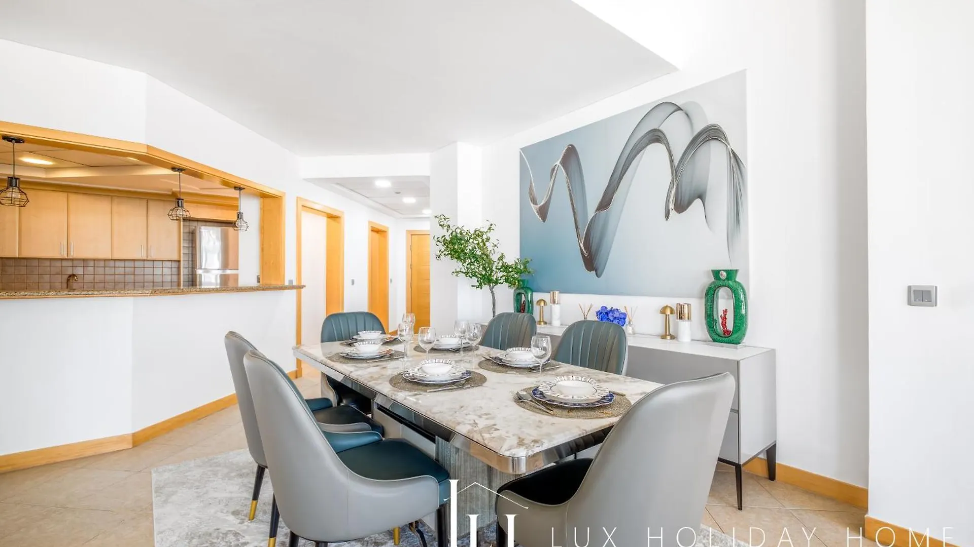 Lägenhet Lux - The Shoreline Penthouse Suite Dubai Förenade Arabemiraten