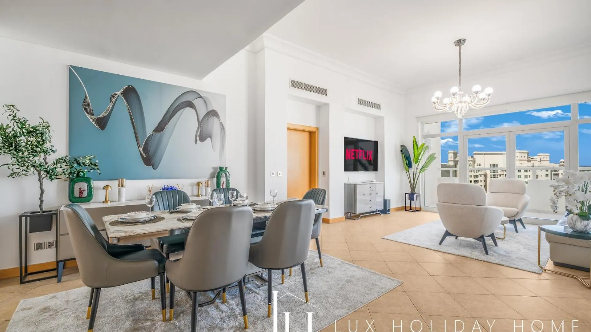 Lux - The Shoreline Penthouse Suite Dubai Lägenhet